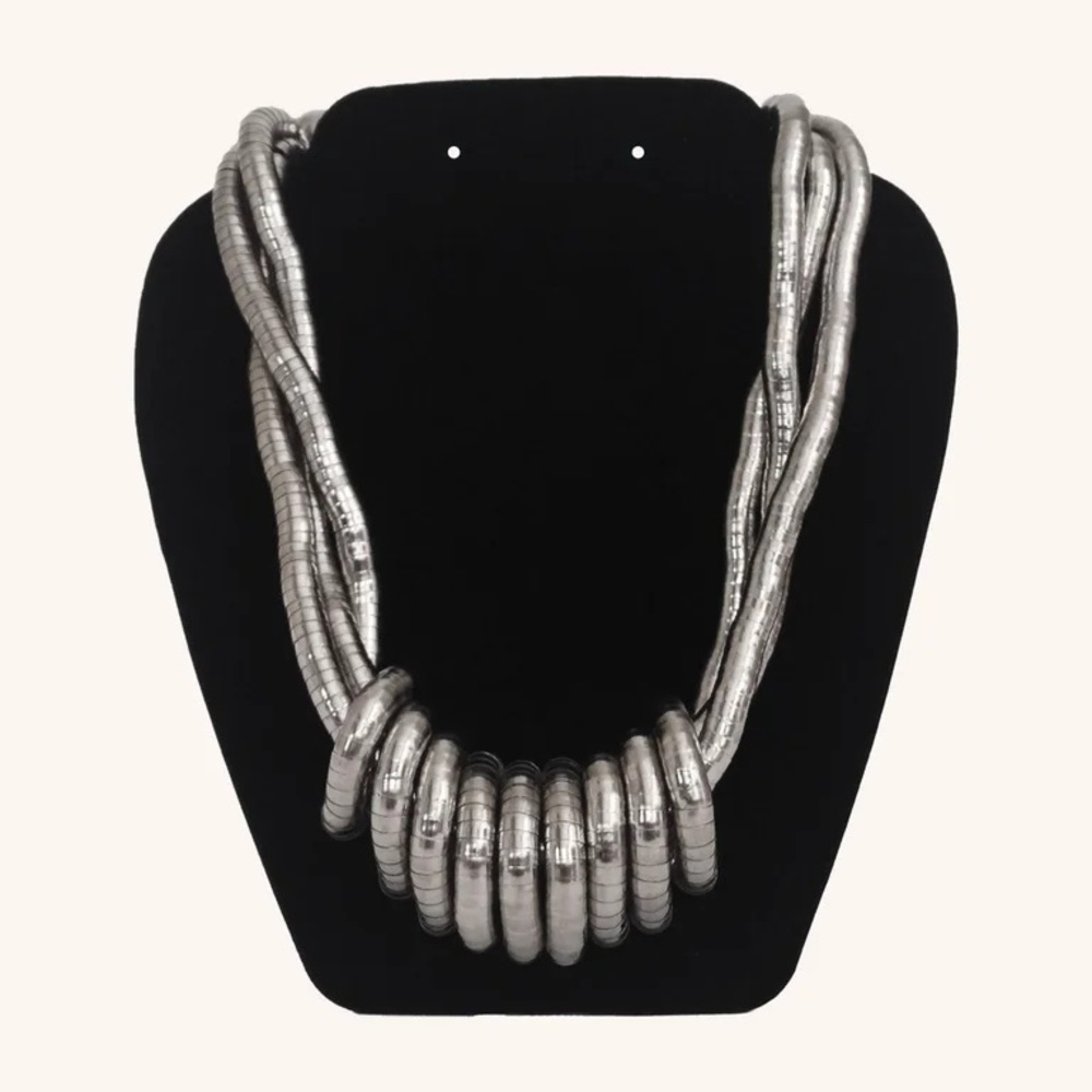 Tribal Hoop Necklace